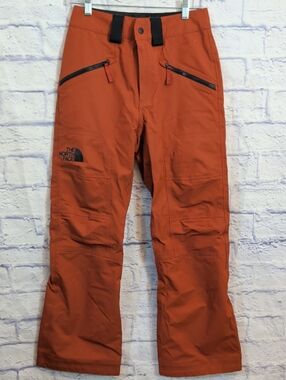 The North Face Men's Rust Orange Ski/Snow Pants - Size X-Small